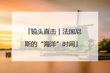 镜头直击｜法国尼斯的“海洋”时间