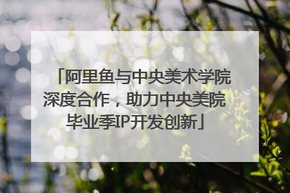 阿里鱼与中央美术学院深度合作，助力中央美院毕业季IP开发创新
