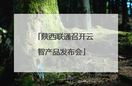 陕西联通召开云智产品发布会
