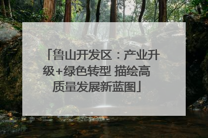 鲁山开发区：产业升级+绿色转型 描绘高质量发展新蓝图