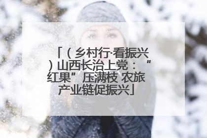 （乡村行·看振兴）山西长治上党：“红果”压满枝 农旅产业链促振兴