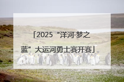 2025“洋河·梦之蓝”大运河勇士赛开赛