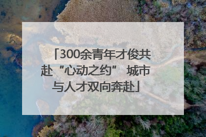 300余青年才俊共赴“心动之约” 城市与人才双向奔赴