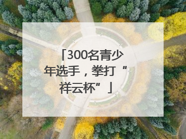 300名青少年选手，拳打“祥云杯”
